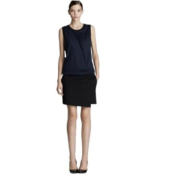 Helmut Lang A Line Mini Show Dress in Celeste Size 2 - Picture 2 of 11